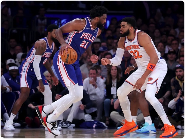 05月05日 NBA季后赛东部半决赛G1 76人vs尼克斯 全场录像回放