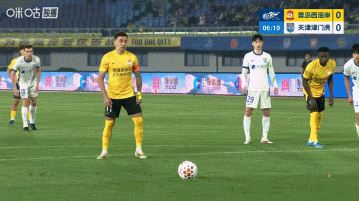 中超-西海岸1-1津门虎联赛6连平 黄嘉辉破门内尔松建功