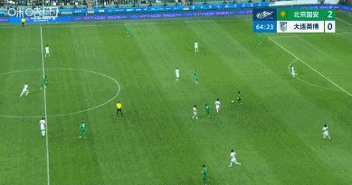 林良铭门前抢点破门 十人国安3-0领先英博
