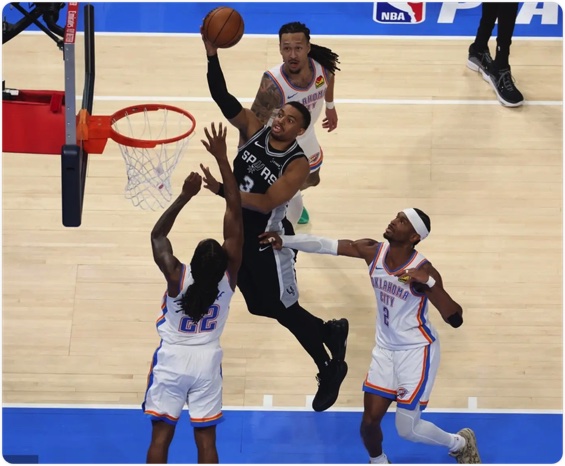 05月27日 NBA西部决赛G5 马刺vs雷霆 全场录像回放