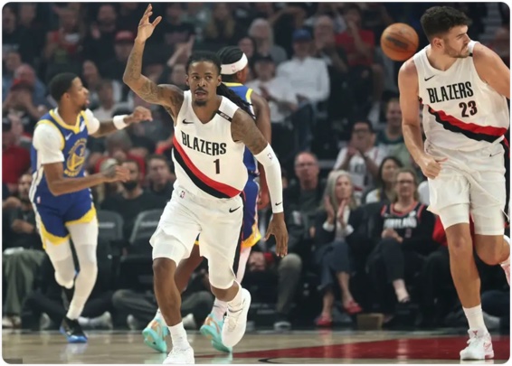10月08日 NBA季前赛 勇士vs开拓者 全场录像回放
