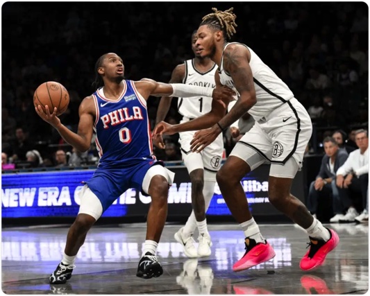 10月09日 NBA季前赛 76人vs篮网 全场录像回放