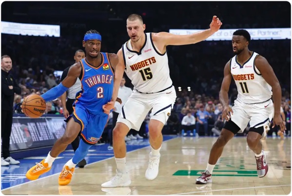 10月23日 NBA常规赛 掘金vs雷霆 全场录像回放